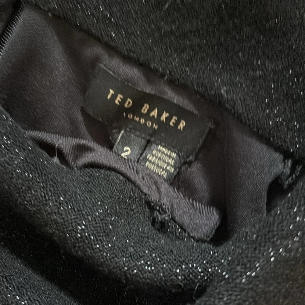 Ted Baker Bardot Mini Sparkle Bodycon Dress Size 2 (Ted Baker sizing)